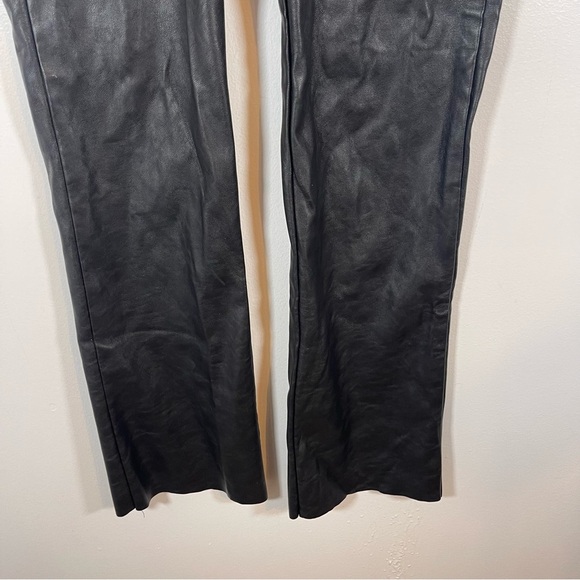 I.AM.GIA Xenia Pant in Black Vegan Leather High Rise Grunge Lace Up size XXS - Picture 6 of 11